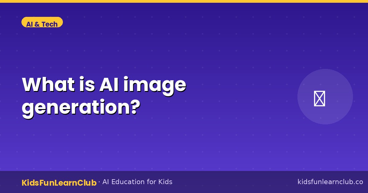 What is AI image generation?