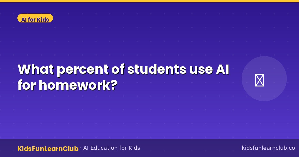 What percent of students use AI for homework?